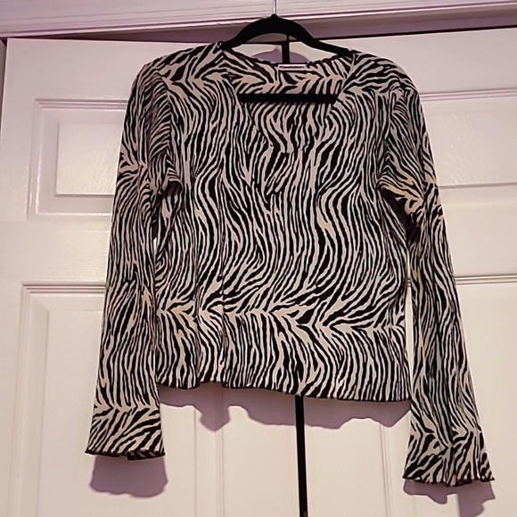 Evolution not Revolution zebra print,flair arm - Picture 1 of 4